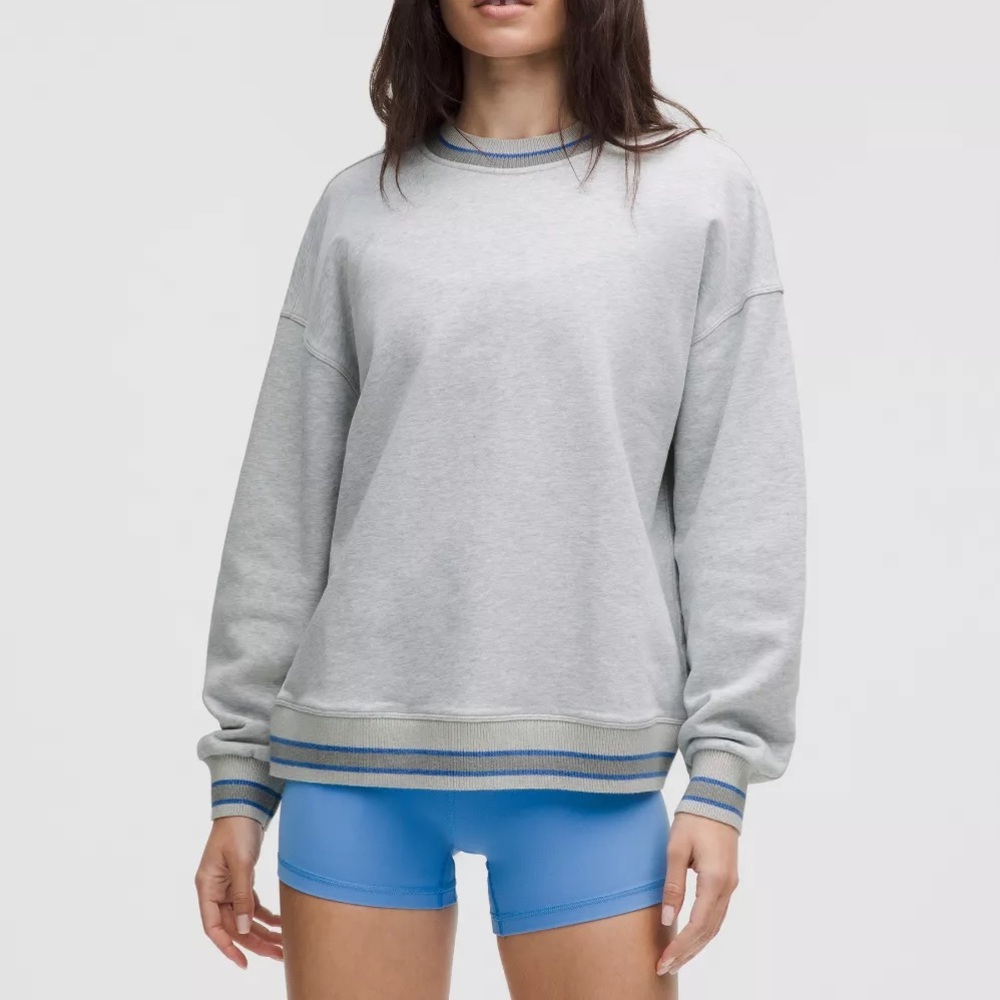 Lululemon Perfectly Oversized Ringer Crew - Picture 2 of 6